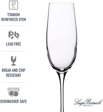 Luigi Bormioli Crescendo Bourgogne Wine Glasses - Clear, Set of 4