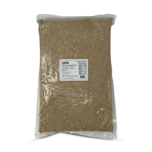 Shirakiku Roasted Sesame Seeds (IRI GOMA) | Perfect for Salad, Sushi, and Noodles Topping | Toasted Sesame Seeds with an Enticing Aroma, Flavor