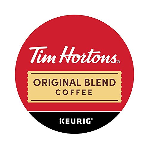 Tim Hortons Original Blend, Medium Roast Coffee, Single-Serve K-Cup Pods Compatible with Keurig Brewers, 24 Count(Pack of 1)(Packaging may vary)