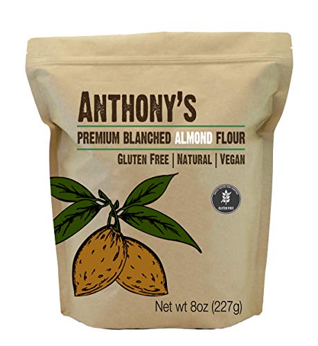 Anthony's Blanched Almond Flour, 2 lb, Finely Ground, Gluten Free, Non GMO, Vegan, Keto Friendly