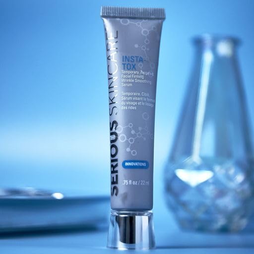 Serious Skincare INSTA-TOX Instant Wrinkle Smoothing Serum - Temporary Face Tightener, Facial Filler for Deep Wrinkles, Fine Lines