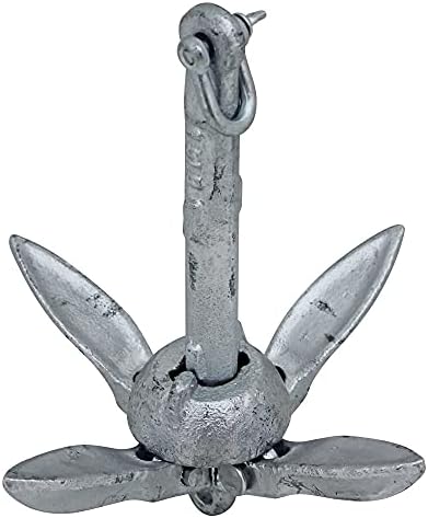 Extreme Max 3006.6542 BoatTector Galvanized Folding Anchor - 1.5 lbs.