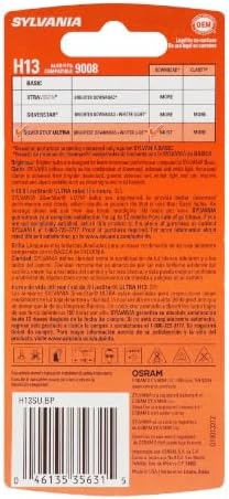 SYLVANIA - 9005 SilverStar Ultra - High Performance Halogen Headlight Bulb, High Beam, Low Beam and Fog Replacement Bulb, Brightest Down Road with Whiter Light, Tri-Band Technology (Contains 1 Bulb)