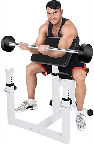 ANT MARCH Preacher Curl Weight Bench, Strength Training Max load 450LBS