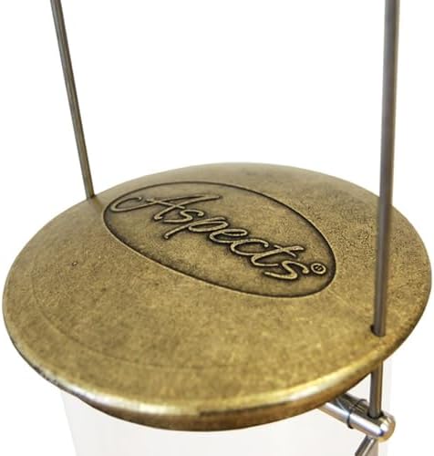 Aspects 420 Antique Brass Quick Clean Big Tube Feeder, Large, Brown/A