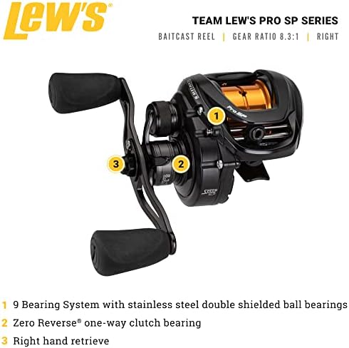 Team Lew's Pro SP Baitcast Fishing Reel
