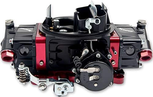 NEW QUICK FUEL TECHNOLOGY BRAWLER STREET CARBURETOR,RED BILLET BLACK FINISH,MECHANICAL SECONDARIES,650 CFM,4150 MODEL,COMPATIBLE WITH GASOLINE