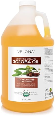 velona USDA Organic Castor Oil - 64 fl oz, Cold Pressed, USP Grade