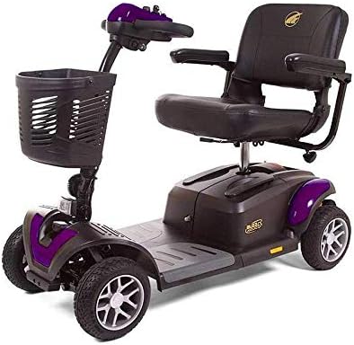 BUZZAROUND EX Extreme 4-Wheel Heavy Duty Long-Range Travel Mobility Scooter (18-Inch Seat, Purple)