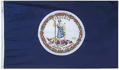 Annin Flagmakers Virginia State Flag USA-Made to Official State Design Specifications, 3 x 5 Feet (Model 145660) | USA-Made to Official State Design Specifications