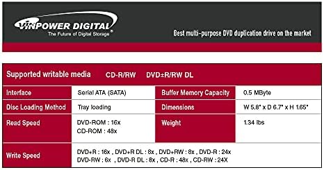 Digital LG HLDS Internal SATA 24x Super Multi with M-DISC Support CD DVD Burner Writer (GH24NSD0D) - Bulk | with M-DISC DVD Support (GH24NSD0D) - Bulk