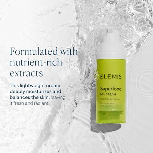 ELEMIS Superfood Day Cream | Vitamin-Rich Lightweight Prebiotic Daily Moisturizer Replenishes, Hydrates and Protects for Radiant