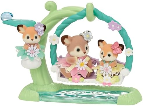 Sylvanian Families 5801 Bebè deer flower swing