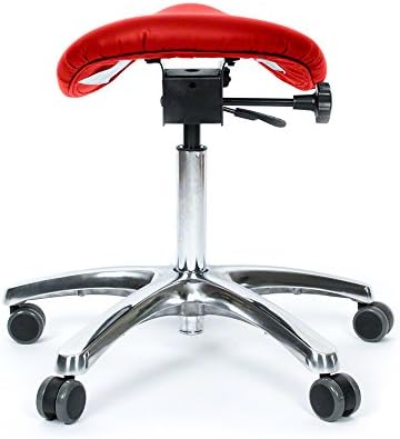 BetterPosture Saddle Chair –Multifunctional Ergonomic Back Posture Stool with Tilting Seat – Reduce Pressure on Lower Back and Improve Posture While Sitting