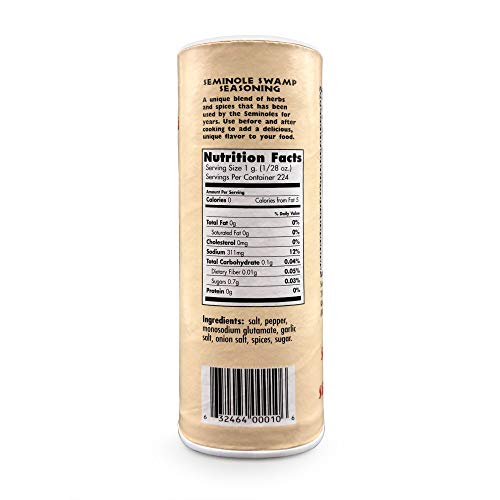 Seminole Swamp Seasoning 8 Ounces