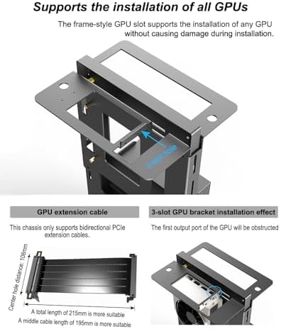 PC Creative Assembly Frame Test Bench，DIY Computer Case PC Frame Desktop Chassis Rack Stand Open Air Testbench Fits ATX ITX M-ATX Motherboard (ITX)
