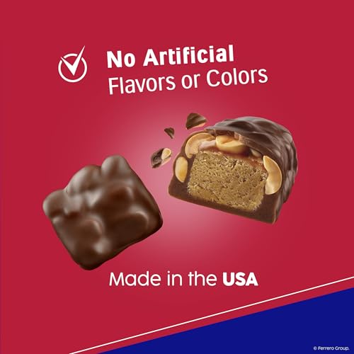 Baby Ruth, Chocolatey, Peanut, Caramel, Nougat, Full Size Individually Wrapped Candy Bars, 1.9 oz each, Bulk 24 Pack