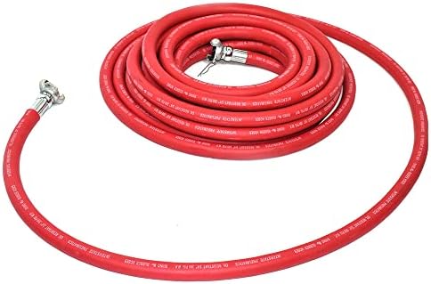 Interstate Pneumatics HJ19-100E Jack Hammer Red Rhino Rubber Air Hose 3/4 Inch x 100 Feet 300 PSI