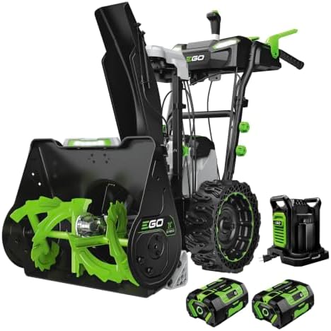 EGO SNT2405 24" Cordless Snow Blower Kit, Self Propelled, w/ 2 7.5Ah Batteries