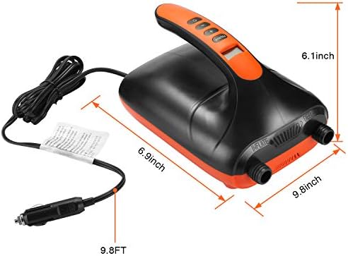 AGPTEK Paddle Board Pump, 20PSI Digital Electric Air Pump