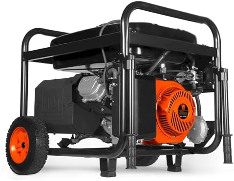 WEN 11,000-Watt 120V/240V Dual Fuel Portable Generator with Wheel Kit and Electric Start (DF1100T)