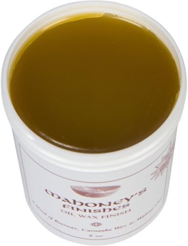 Mahoney's Finishes Walnut Oil Wax: Food Safe Wood Finish For Salad Bowls, Cutting Boards or Furniture Fast Drying Utility Wood Protectant