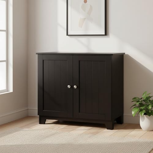 Contemporary Country Double Door Cabinet