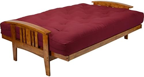Nirvana Futons Westfield Futon Frame - Queen Size (Frame Only), Solid Hardwood in Heritage Finish