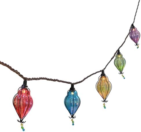 Vigdur Pineapple String Lights, 10FT Multicolor Patio Lights Outdoor