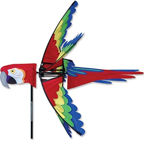 Premier Kites 27 in. Scarlet Macaw Spinner