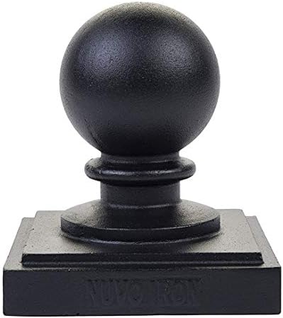 Nuvo Iron Ball Post Cap, 5 1/2" x 5 1/2"