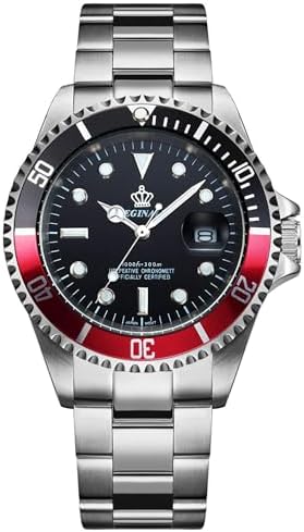 Reginald Men's Diver-Inspired Quartz Watch Sapphire Crystal 40mm