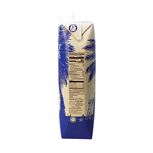 CocoGoodsCo Single-Origin 100% Natural Coconut Water (33.8 FL OZ / 6 pack)