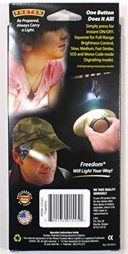 LRI - LRI-1197 FMNGC Photon Freedom LED Keychain Micro-Light with Covert Nose, Night Vision Green Beam Small