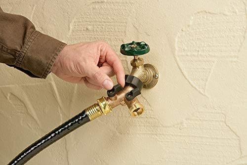 Orbit Brass Dual-Outlet Faucet Adapter, Brown