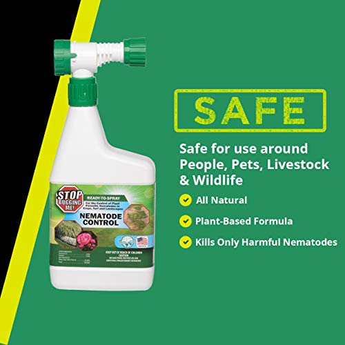 Stop Bugging Me Nematode Pest Control Concentrate for Lawn & Garden Pests – All-Natural, Non-Toxic