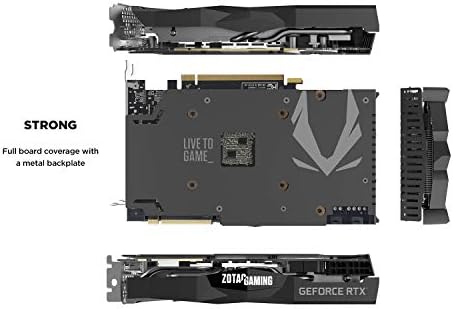 ZOTAC Gaming GeForce RTX 2070 Super Mini 8GB GDDR6 256-Bit 14Gbps Gaming Graphics Card, Ice Storm 2.0, Super Compact, ZT-T20710E-10M (Renewed)