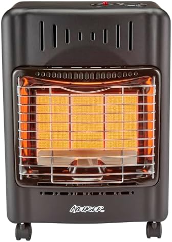 Avenger Portable Outdoor Propane Cabinet Heater – 18,000 BTU Radiant Gas Heater with Tip-Over & ODS Safety Shut-Off - Model # 22BF-A00