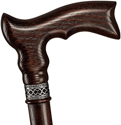 Asterom Extra-Tall Walking Cane for Men - Ergonomic Walking Stick, 39 Inch