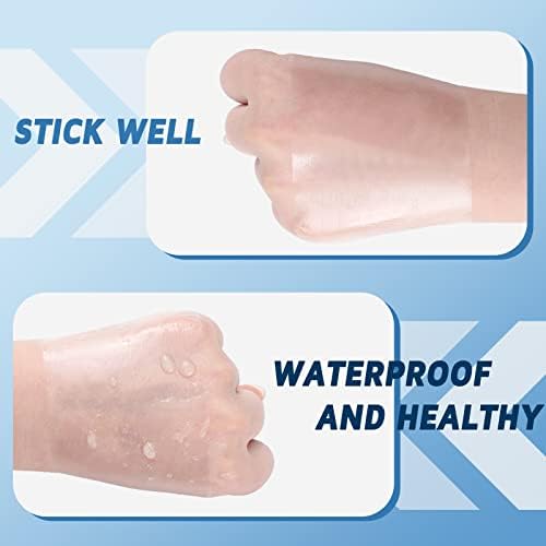 BBTO Transparent Waterproof Adhesive Dressing Bandage Tape, 6 x 197 Inch