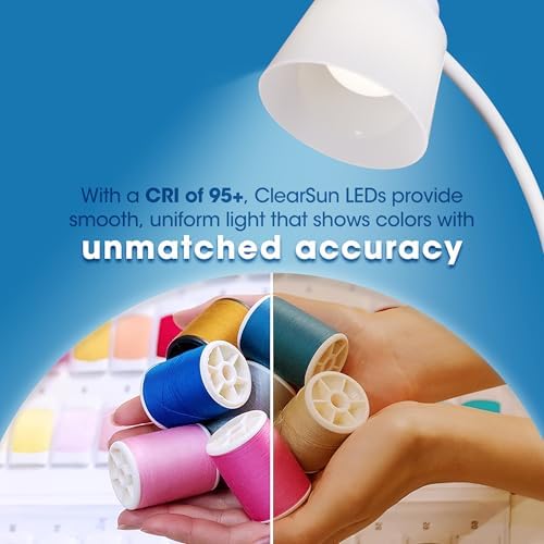 OttLite Clarify LED Desk Lamp, White