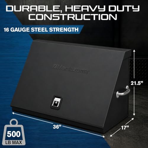 Montezuma ME300B 30-Inch Portable TRIANGLE Toolbox, Black