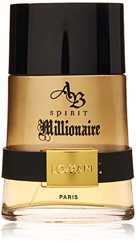 Lomani Ab Spirit Millionaire Eau De Toilette Spray for Men, Gold , 3.3 Ounce
