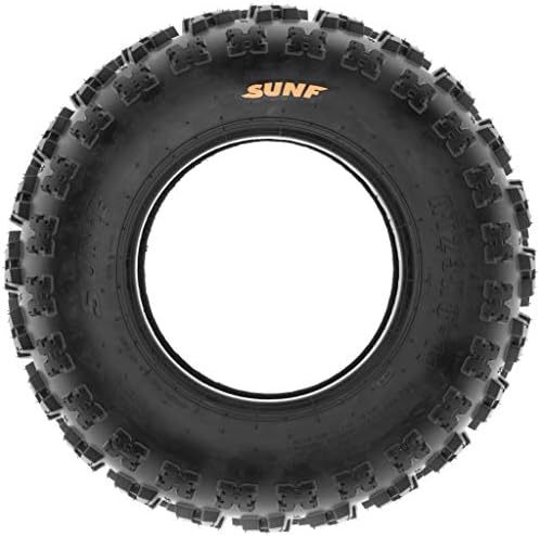 SunF XC ATV UTV Knobby Sport Tires 22x10-9,6 PR Tubeless A027, Set of 2