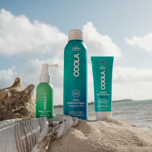 COOLA Scalp and Hair Spray Sunscreen SPF 30 Mist, 2 fl oz