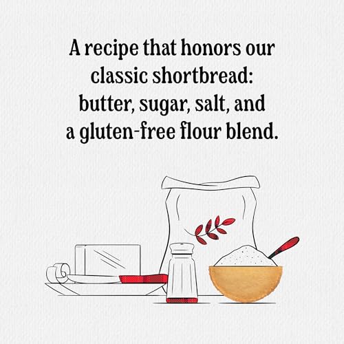 Walker’s All-Butter Shortbread Rounds, Gluten Free Cookies - Individually Wrapped (Pack of 24) - Authentic Shortbread Cookies from Scotland