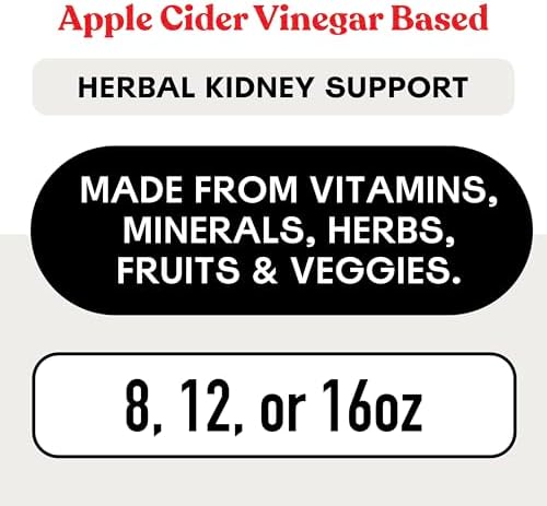 CNP | Kidney Complete Liquid 16oz - ACV, Lemon, Chanca Piedra Cleanse Aid | Kidney support liquid with apple cider vinegar, lemon and organic chanca piedra for daily cleanse and detox routines