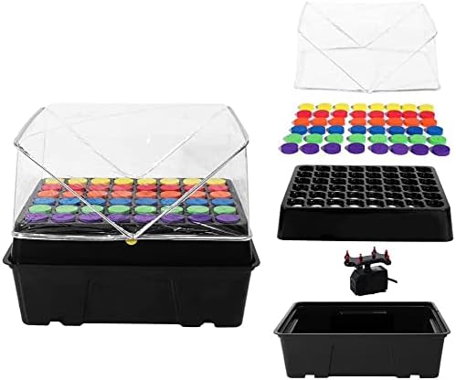 HORTIPOTS Aeroponic Clone Machine 48 Site for Plant Cuttings Propagation Using 2 in Neoprene Inserts
