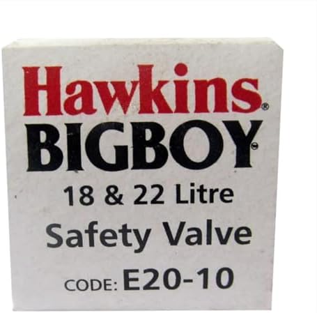 Hawkins BigBoy 18L and 22L Pressure Cooker Safety Valve, Black