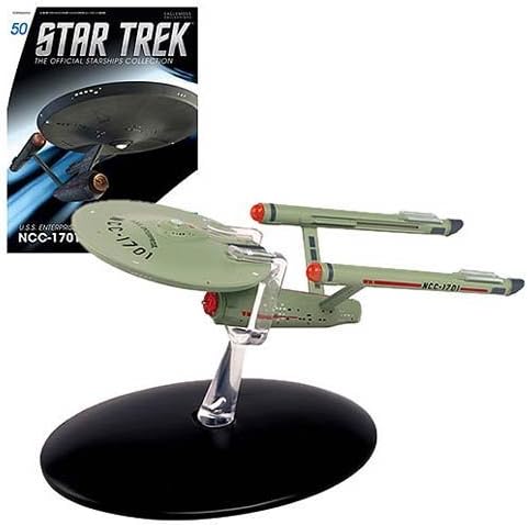 STAR TREK Starships The Original Series U.S.S. Enterprise NCC-1701 Die-Cast Vehicle with Collector Magazine